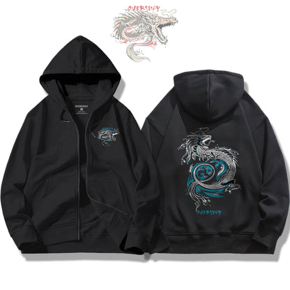 Fierce Dragon / Zip Up Hoodie