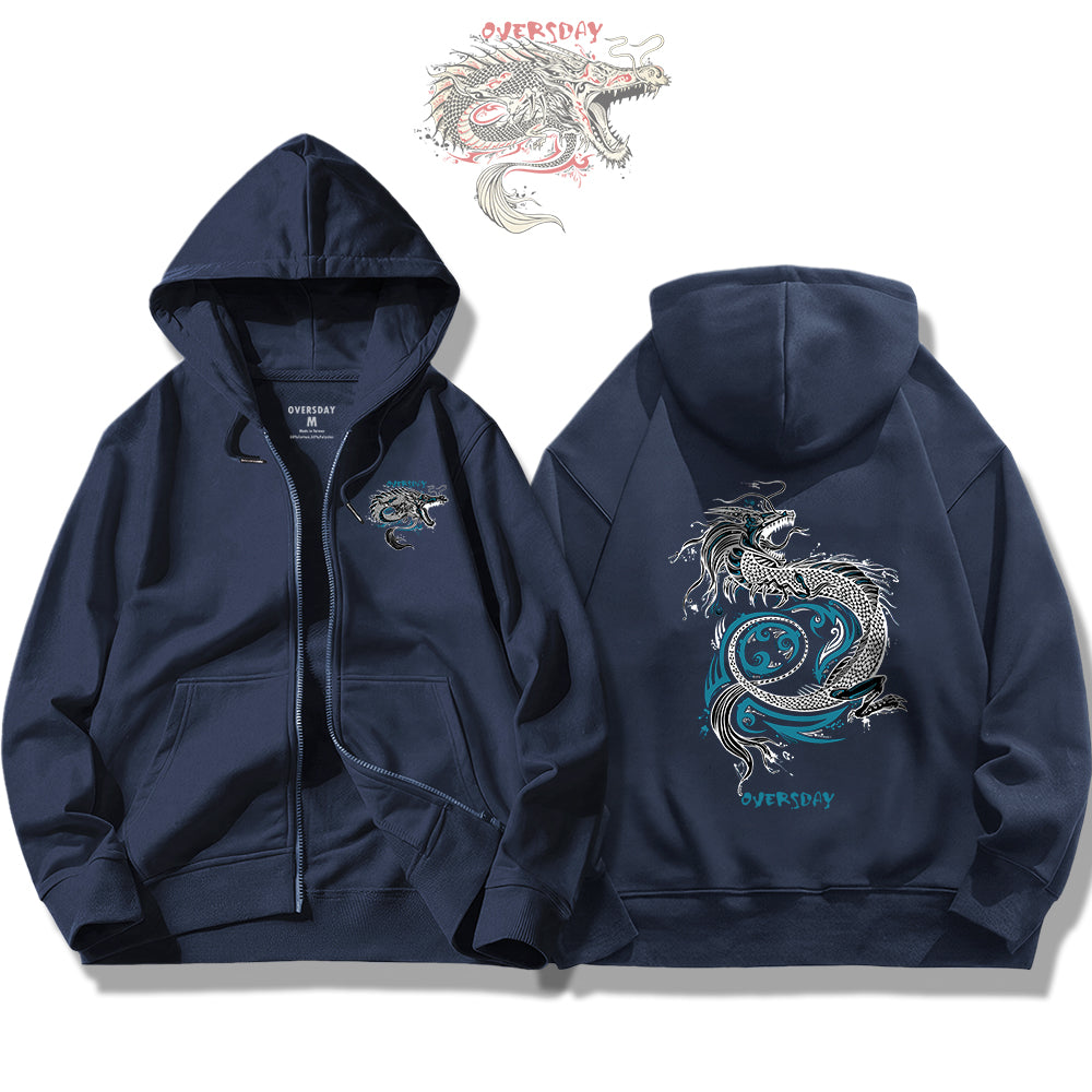 Fierce Dragon / Zip Up Hoodie