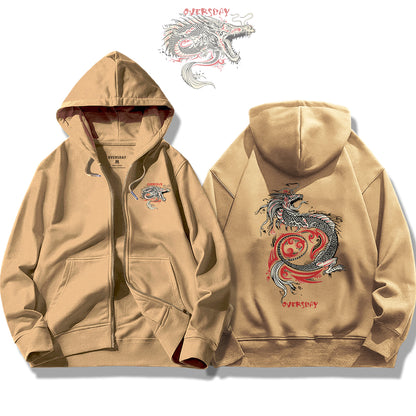 Fierce Dragon / Zip Up Hoodie