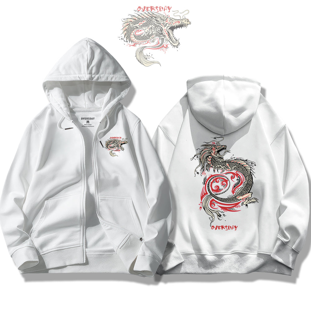 Fierce Dragon / Zip Up Hoodie