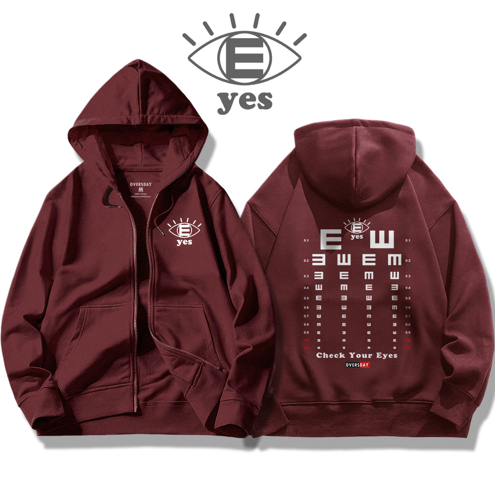 Check Your Eyes / Zip Up Hoodie