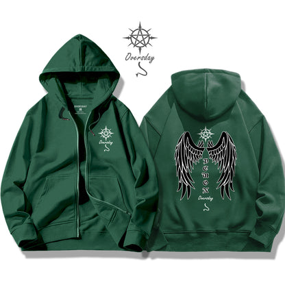 Wing of Demon / Zip Up Hoodie