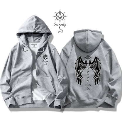 Wing of Demon / Zip Up Hoodie