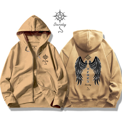 Wing of Demon / Zip Up Hoodie