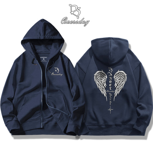 Wing of Angel / Zip Up Hoodie