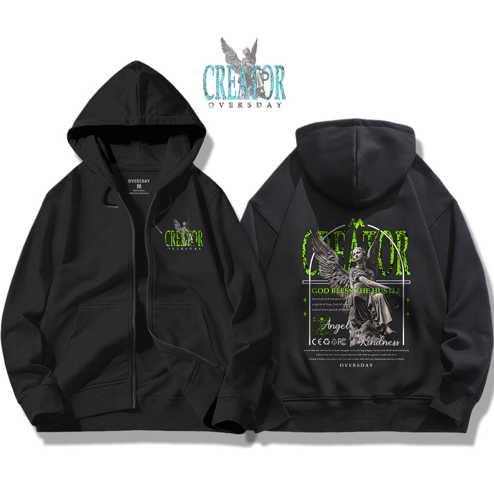 Creator Angel / Zip Up Hoodie