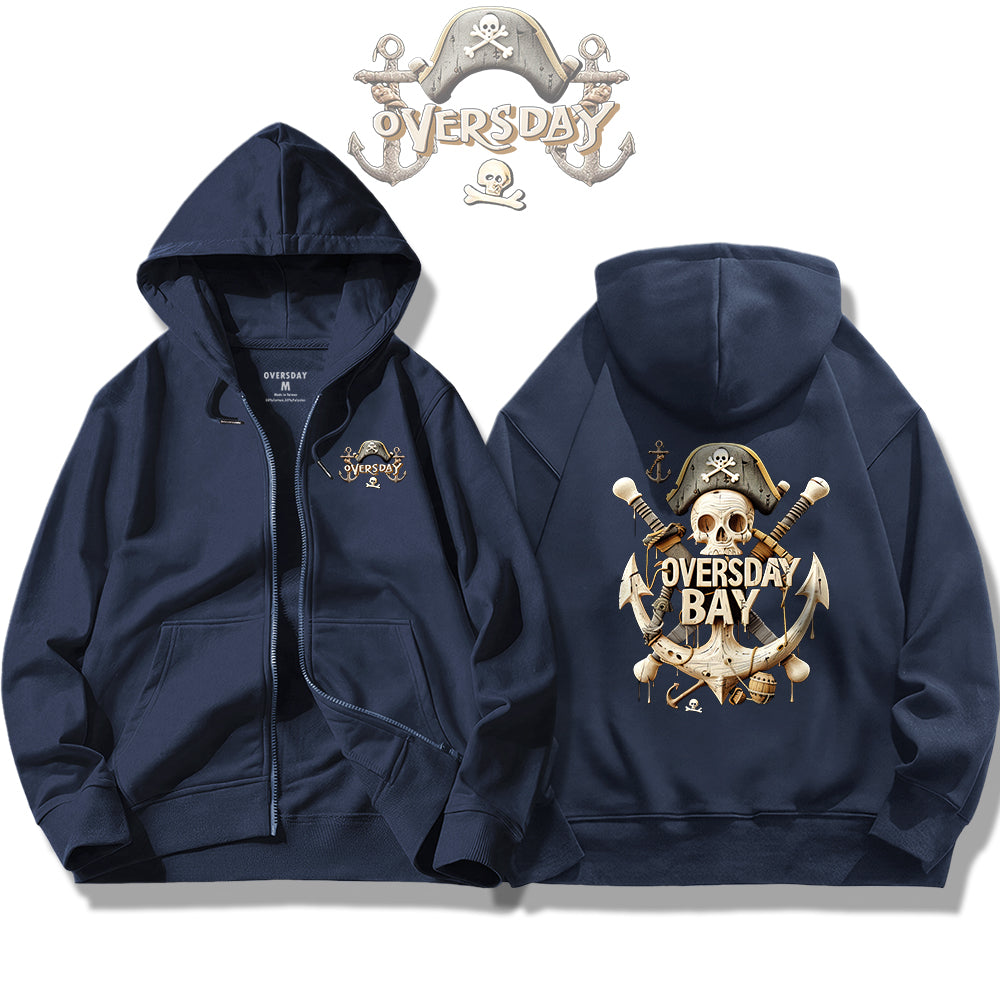 Pirate Bay / Zip Up Hoodie