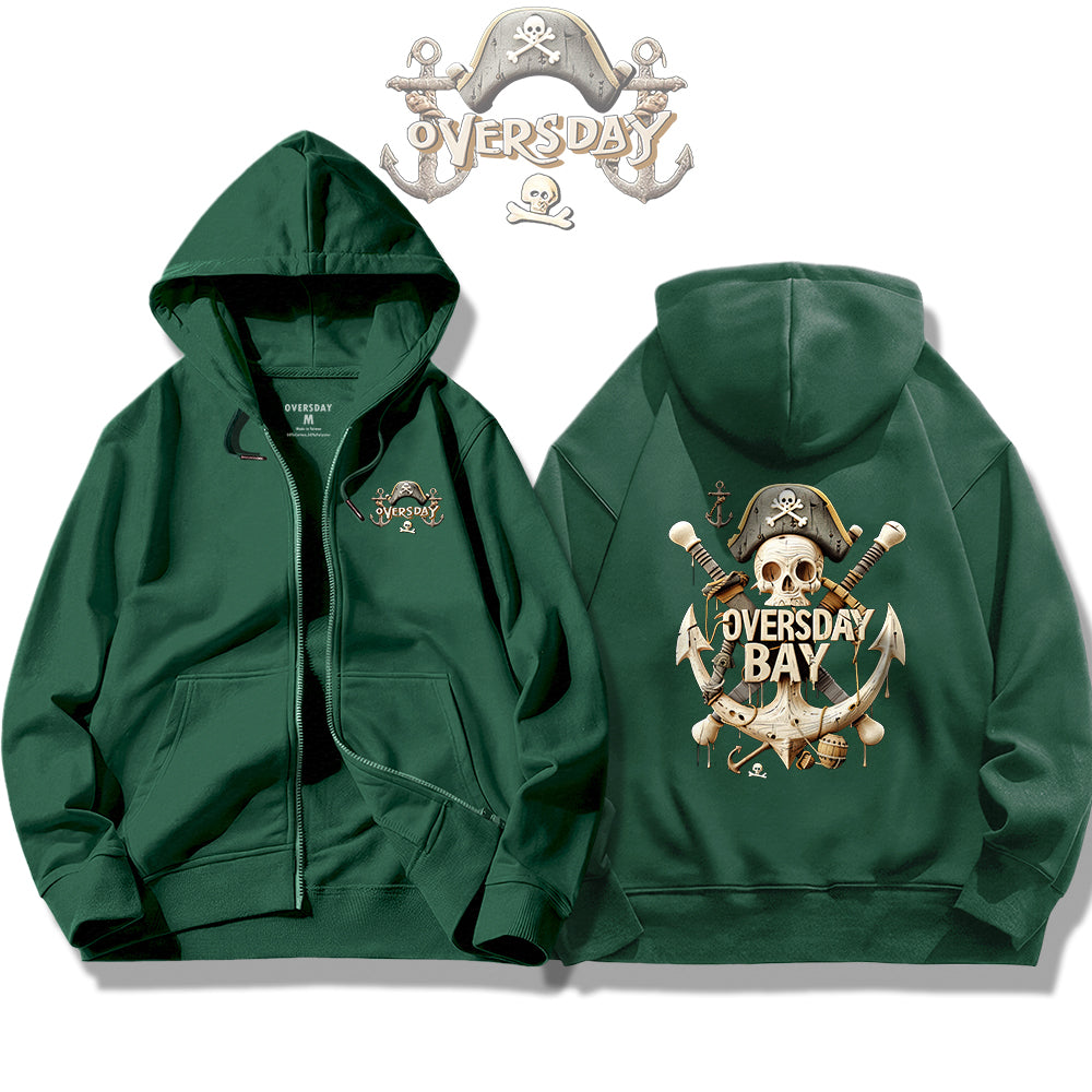 Pirate Bay / Zip Up Hoodie