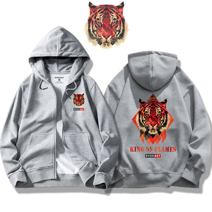 King of Flames / Zip Up Hoodie