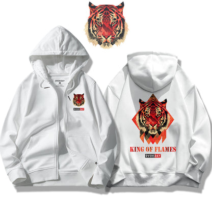 King of Flames / Zip Up Hoodie