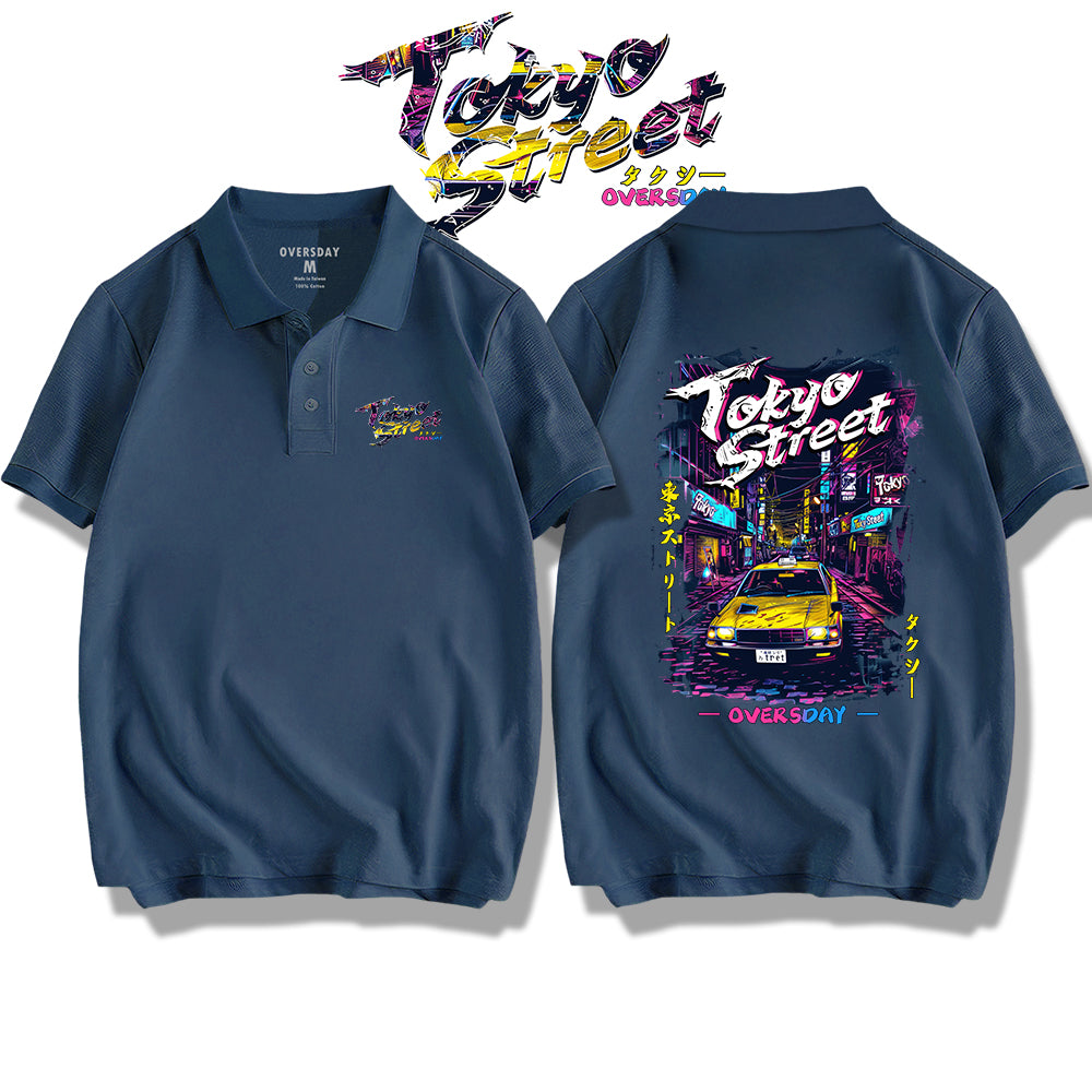 Tokyo Street Taxi / Polo Shirt