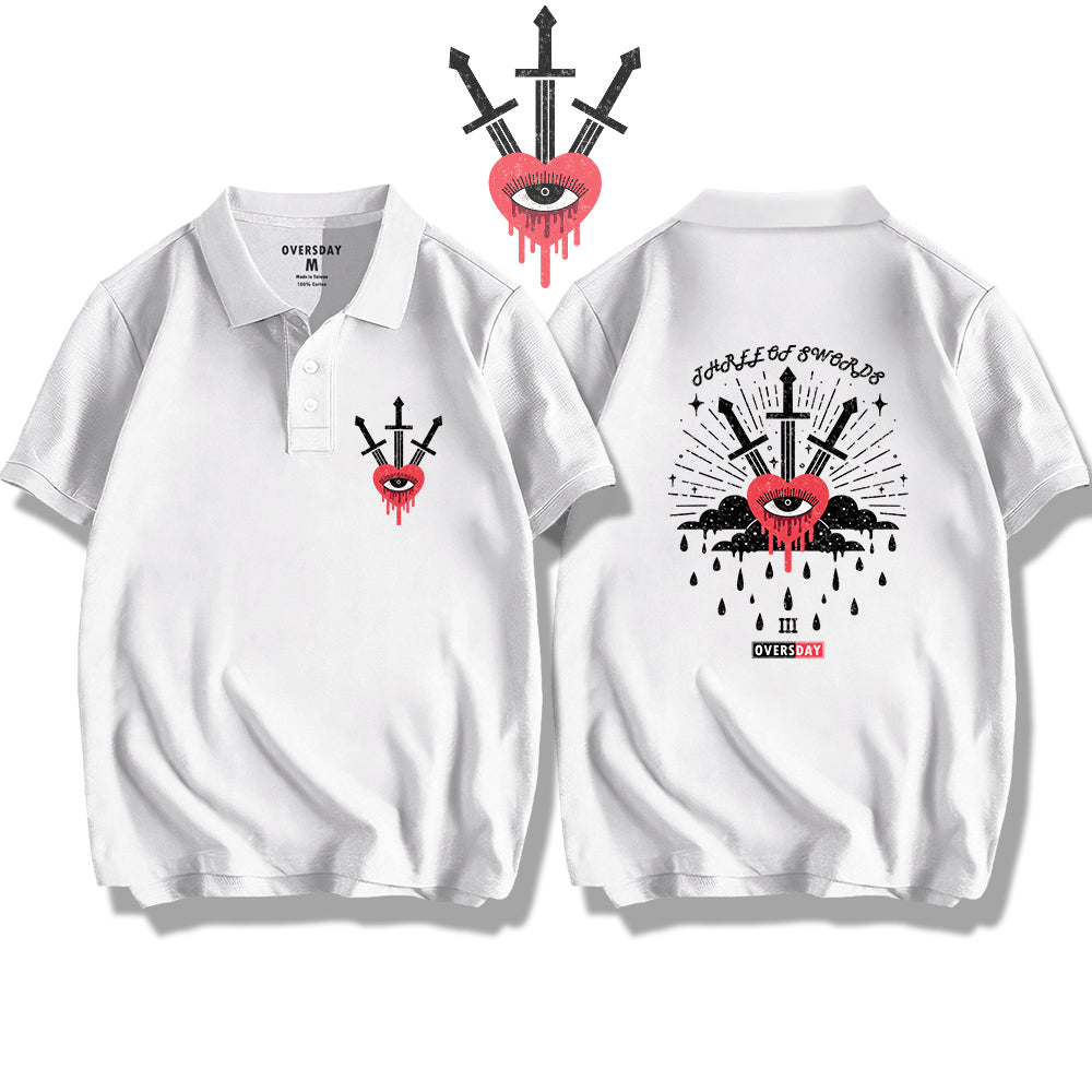 Three of Swords / Polo Shirt