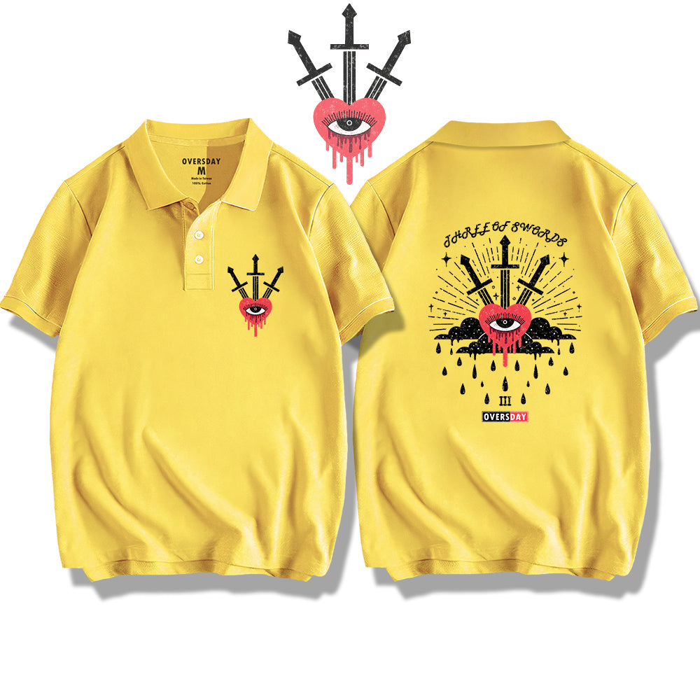 Three of Swords / Polo Shirt