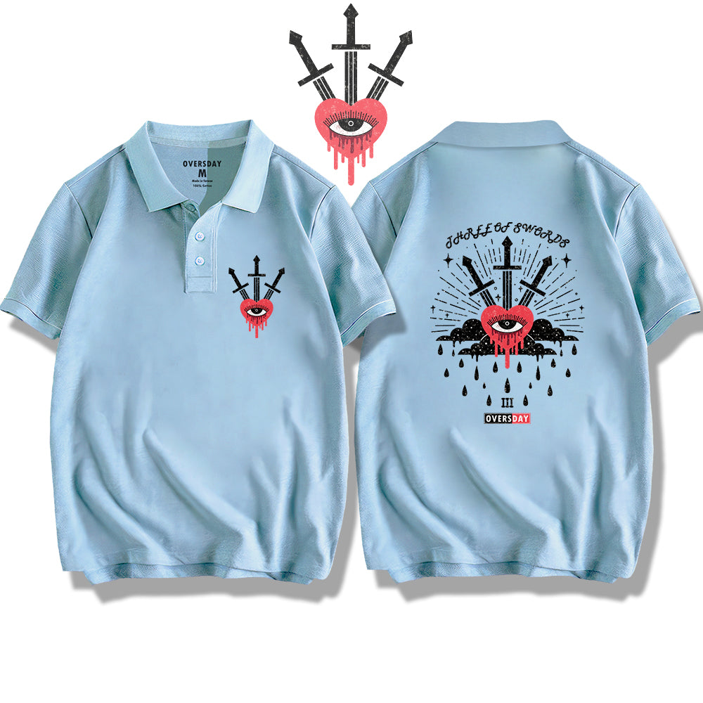 Three of Swords / Polo Shirt