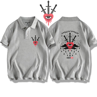 Three of Swords / Polo Shirt