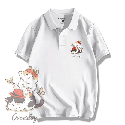 Mischievous Cats / Polo Shirt