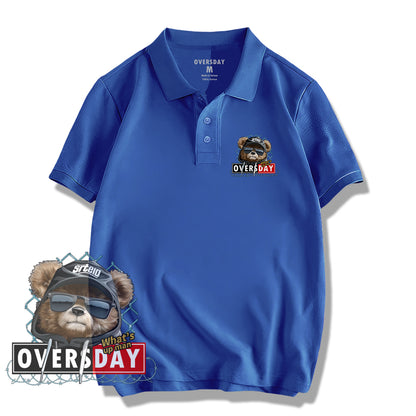 Shoelace Fence Bear / Polo Shirt