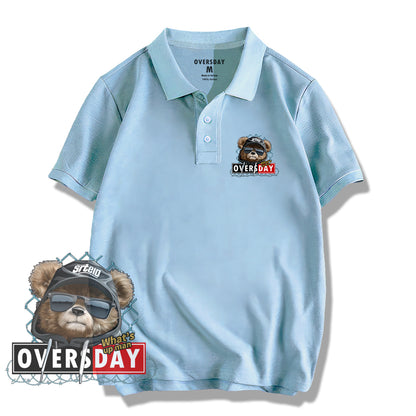 Shoelace Fence Bear / Polo Shirt