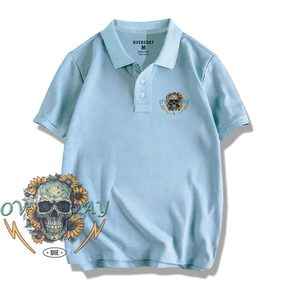 Skull Sunflower / Polo Shirt