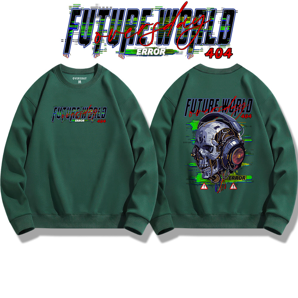 Tech Apocalypse Skull / Sweatshirt