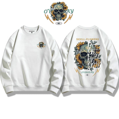 Skull Sunflower / Sweatshirt