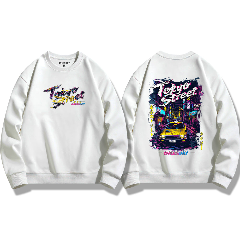 Tokyo Street Taxi / Sweatshirt