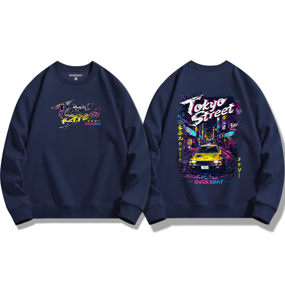 Tokyo Street Taxi / Sweatshirt