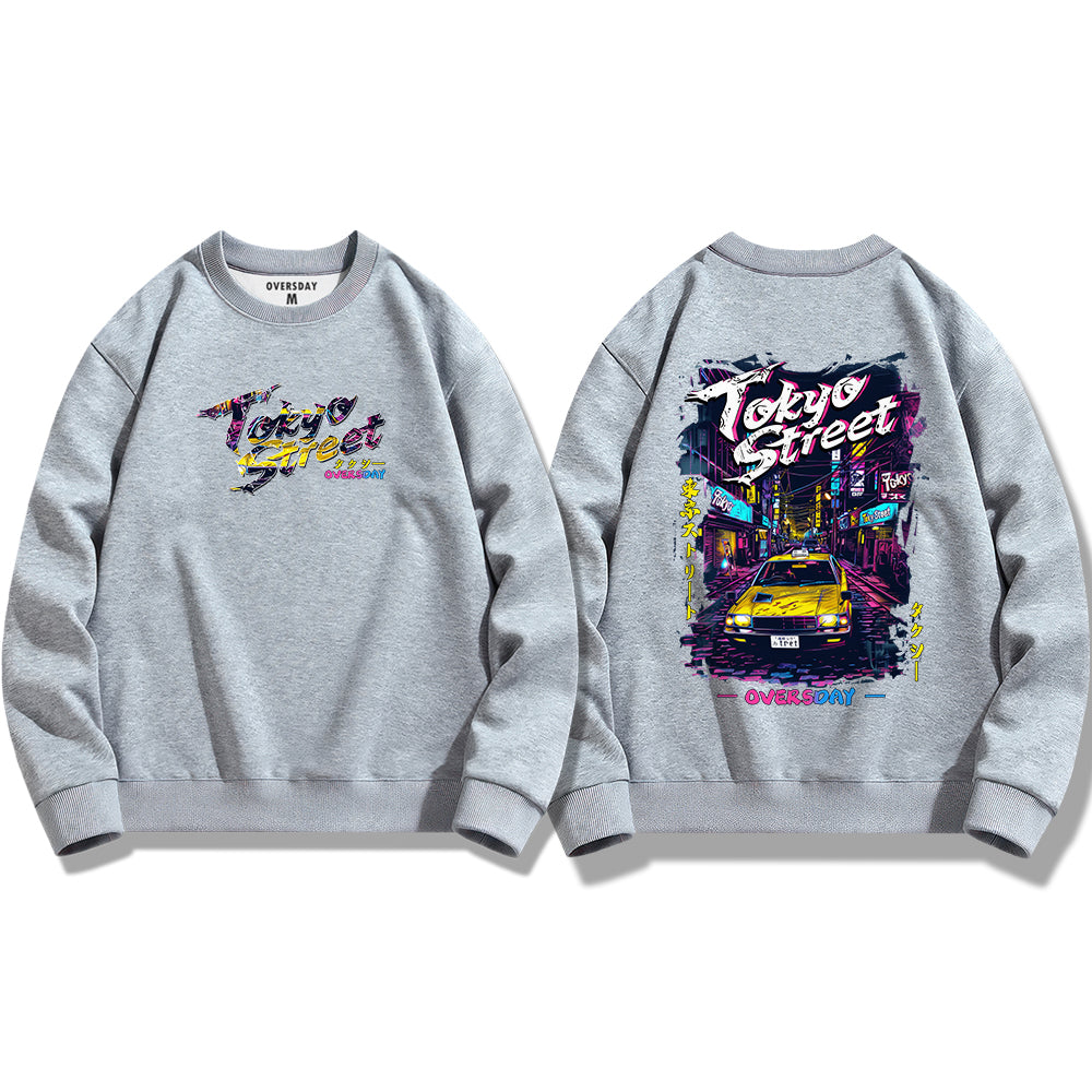 Tokyo Street Taxi / Sweatshirt