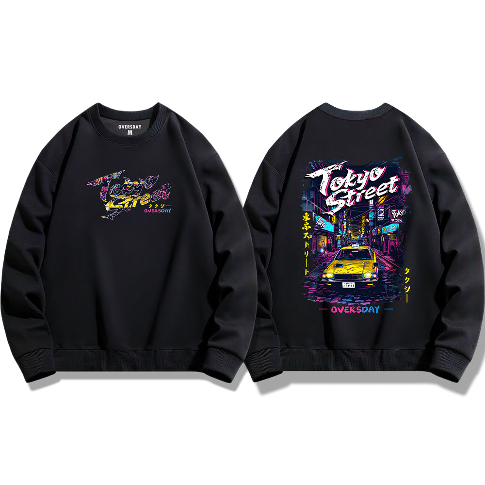 Tokyo Street Taxi / Sweatshirt