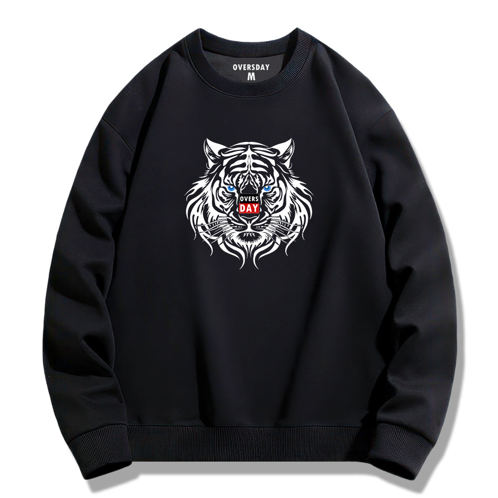 Mystical Blue Eyed White Tiger / Sweatshirt