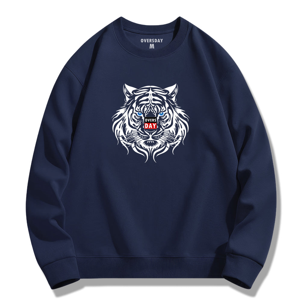 Mystical Blue Eyed White Tiger / Sweatshirt