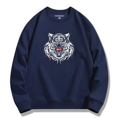 Mystical Blue Eyed White Tiger / Sweatshirt