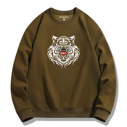 Mystical Blue Eyed White Tiger / Sweatshirt