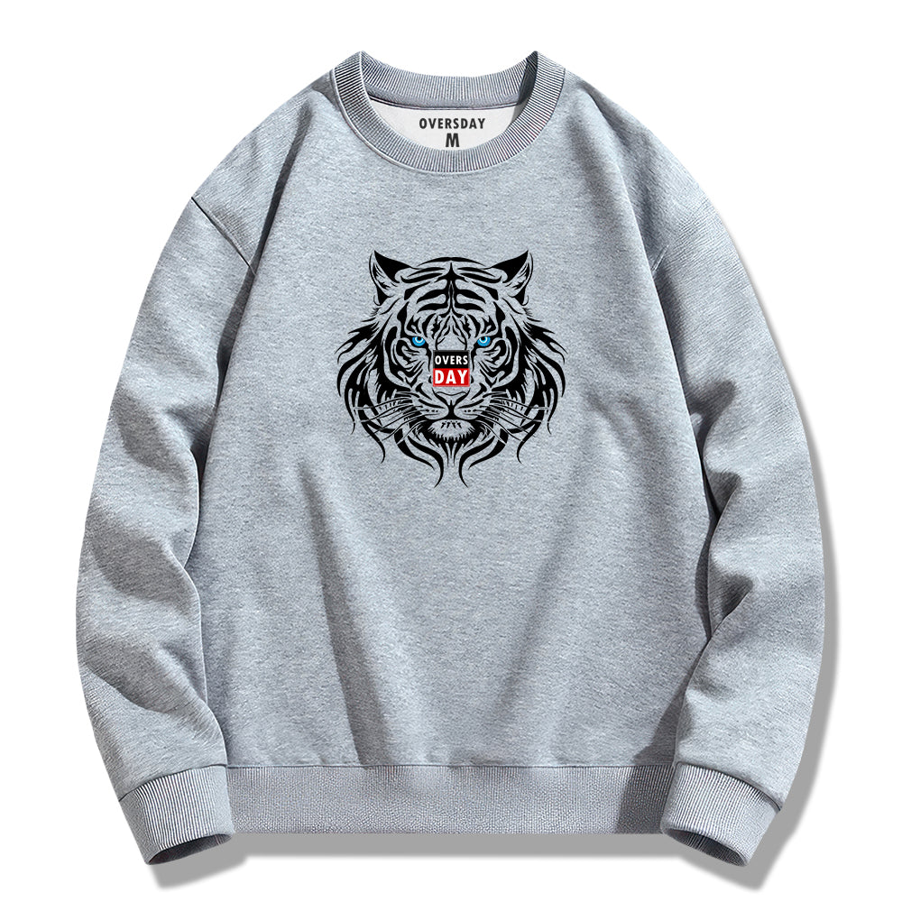 Mystical Blue Eyed White Tiger / Sweatshirt