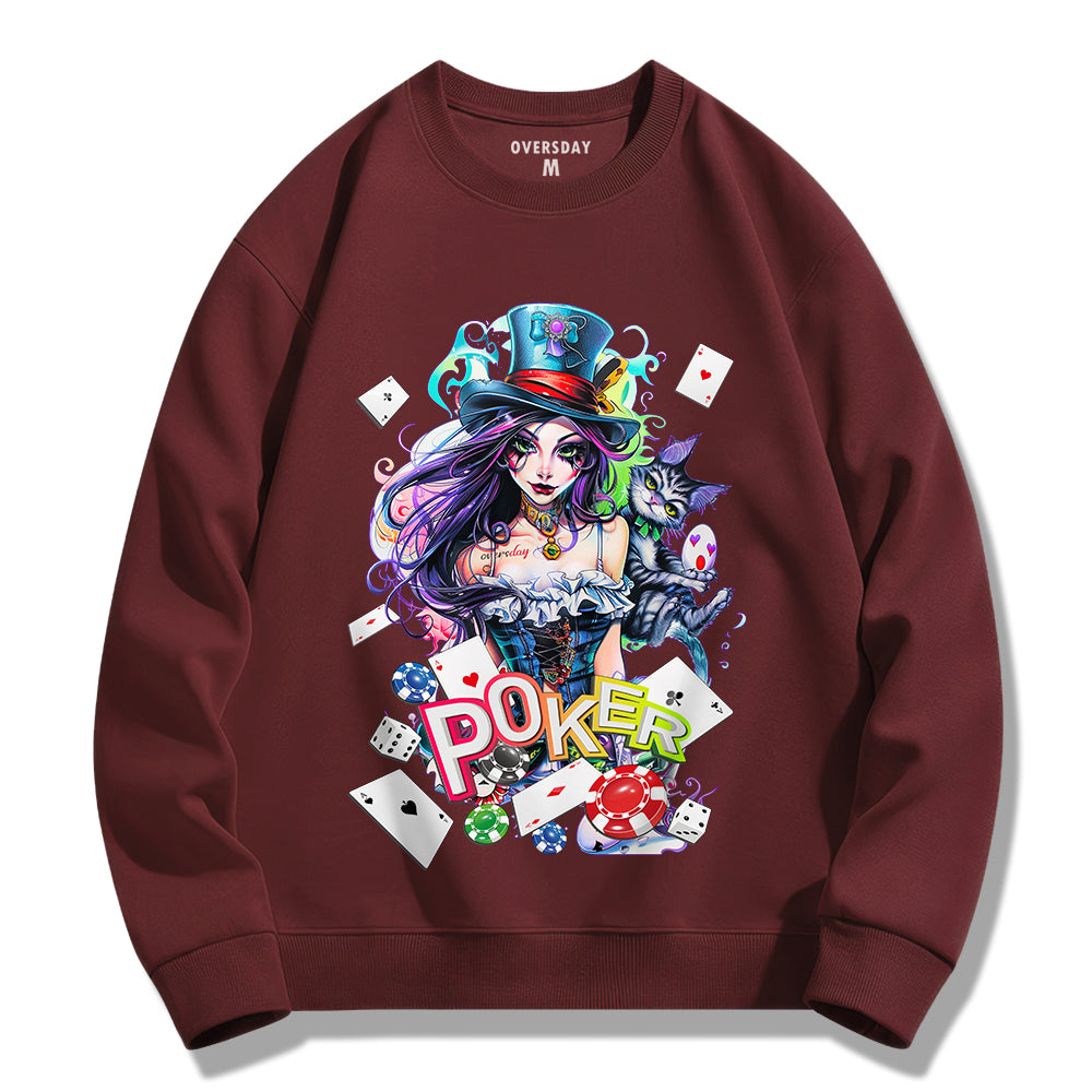 Poker Fantasy Girl / Sweatshirt