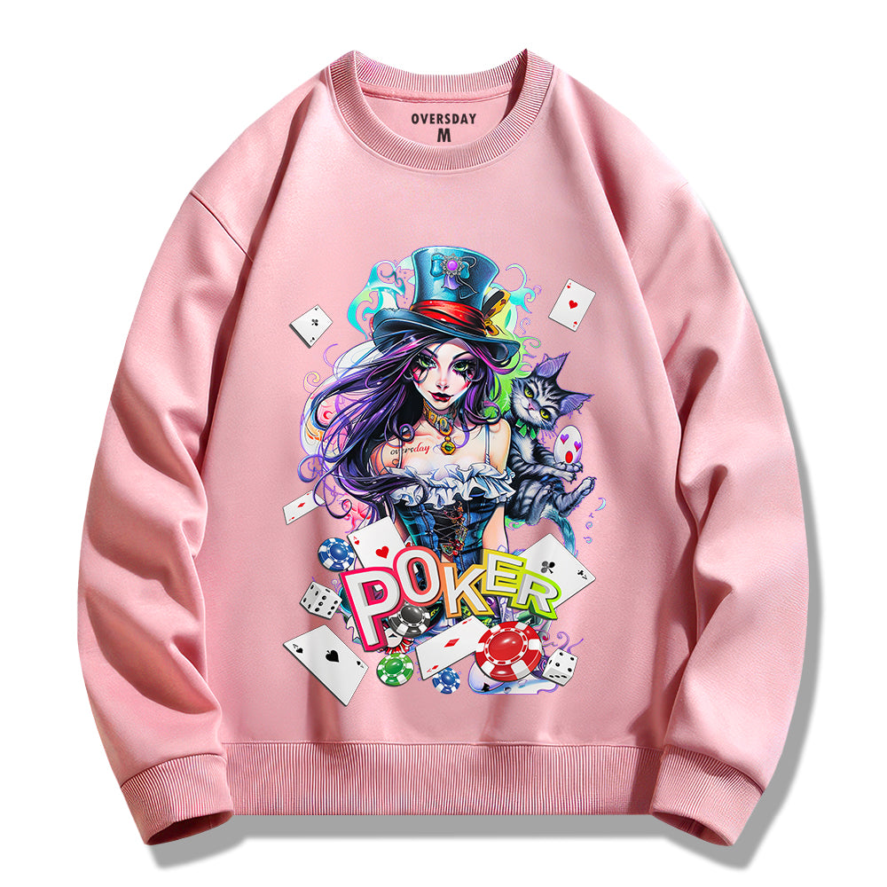 Poker Fantasy Girl / Sweatshirt