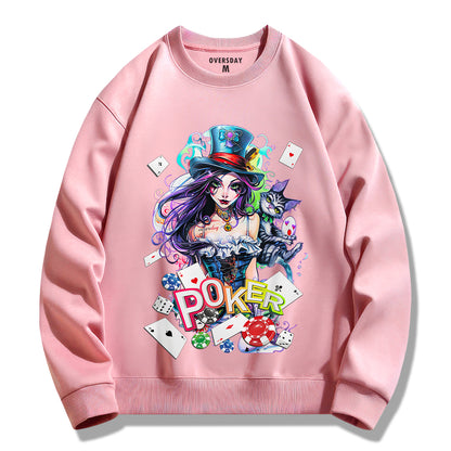 Poker Fantasy Girl / Sweatshirt