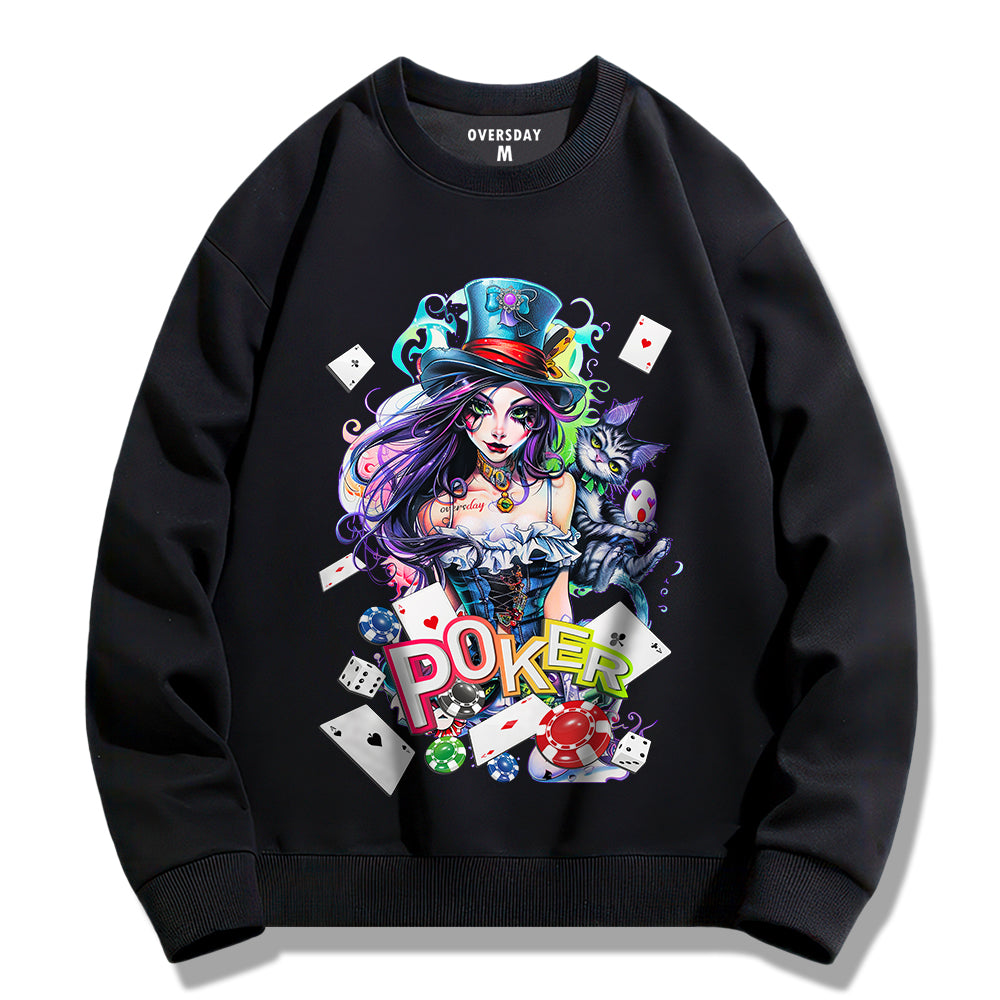 Poker Fantasy Girl / Sweatshirt