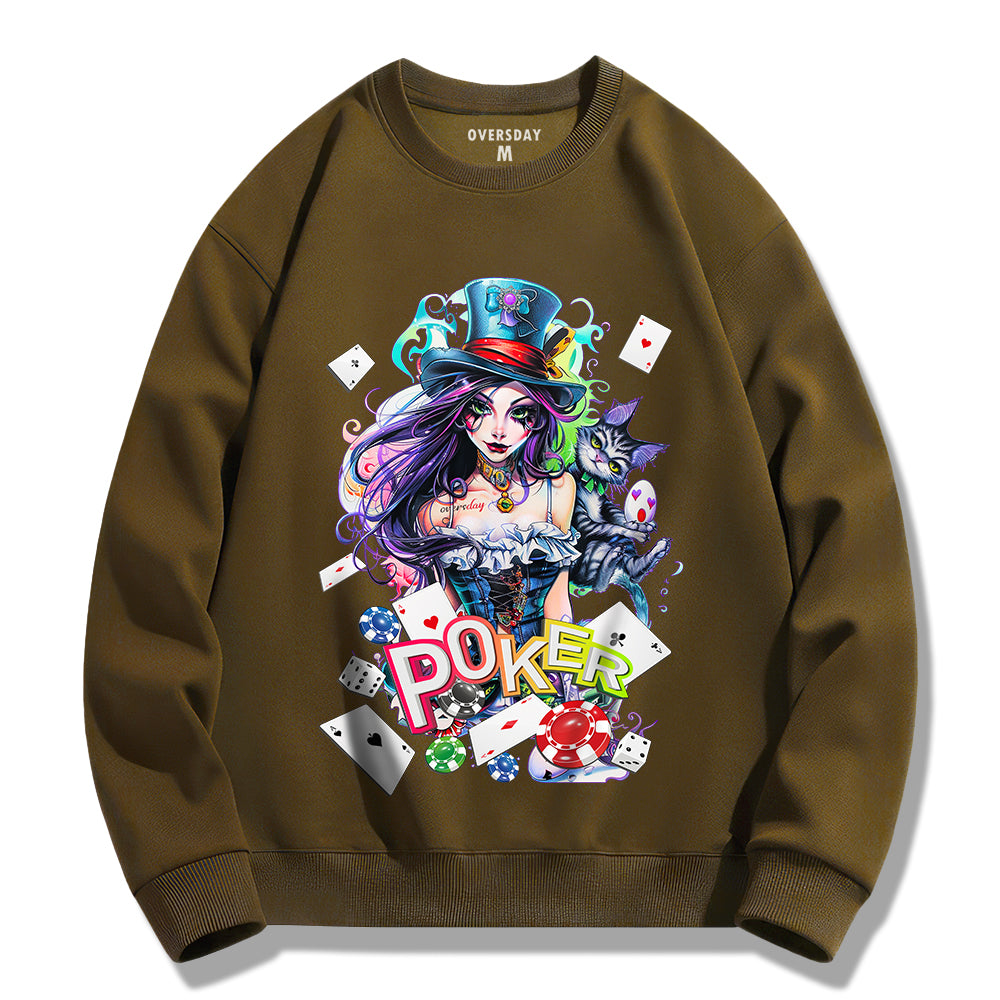 Poker Fantasy Girl / Sweatshirt