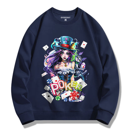 Poker Fantasy Girl / Sweatshirt