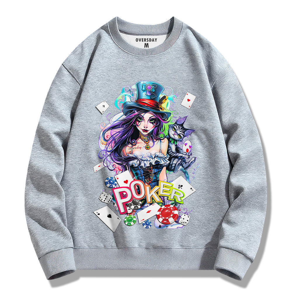 Poker Fantasy Girl / Sweatshirt