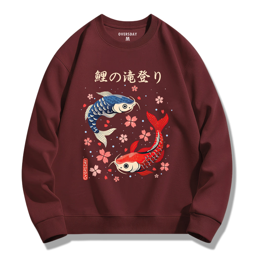 Carp Leaping Over the Dragon Gate / Sweatshirt