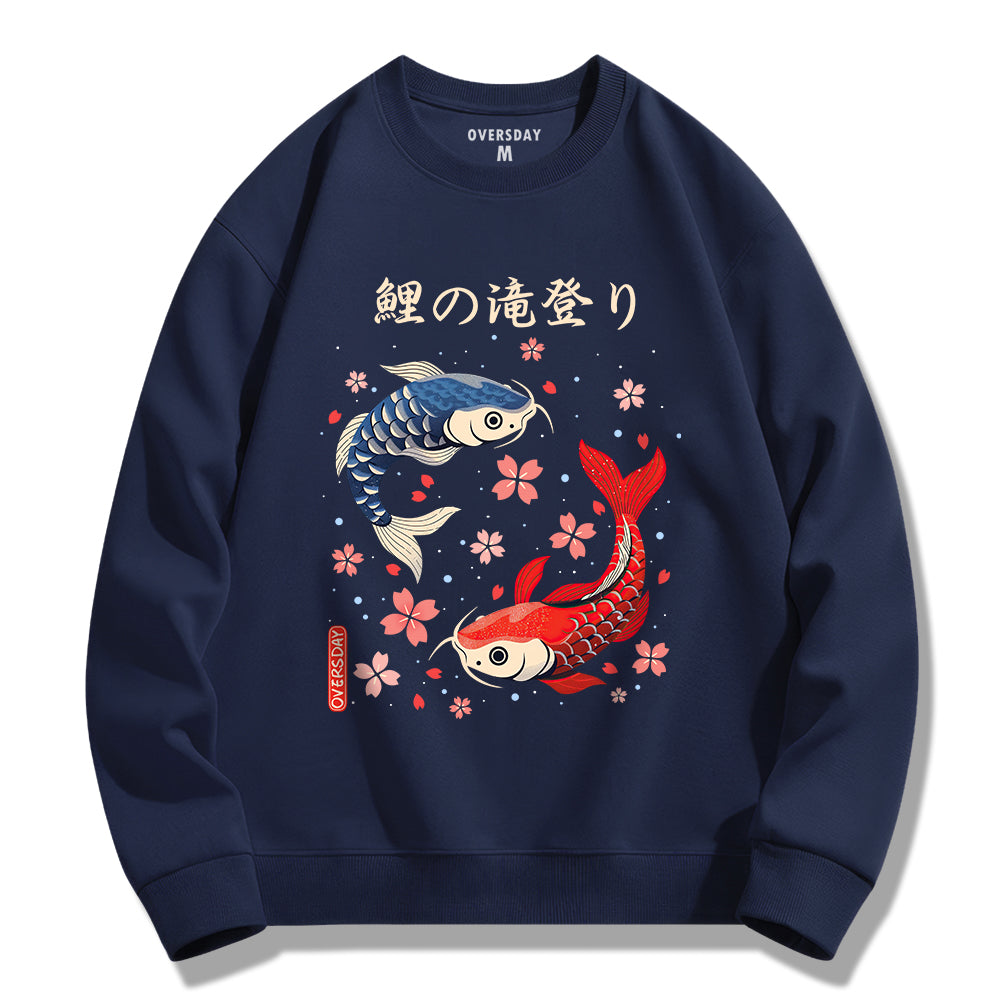 Carp Leaping Over the Dragon Gate / Sweatshirt