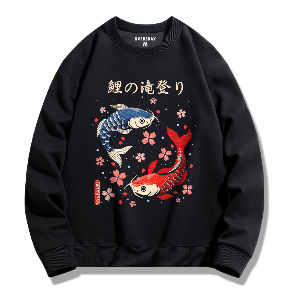 Carp Leaping Over the Dragon Gate / Sweatshirt