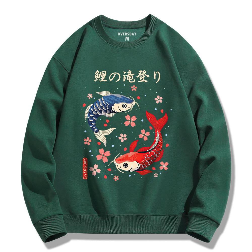 Carp Leaping Over the Dragon Gate / Sweatshirt