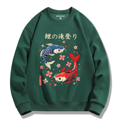 Carp Leaping Over the Dragon Gate / Sweatshirt