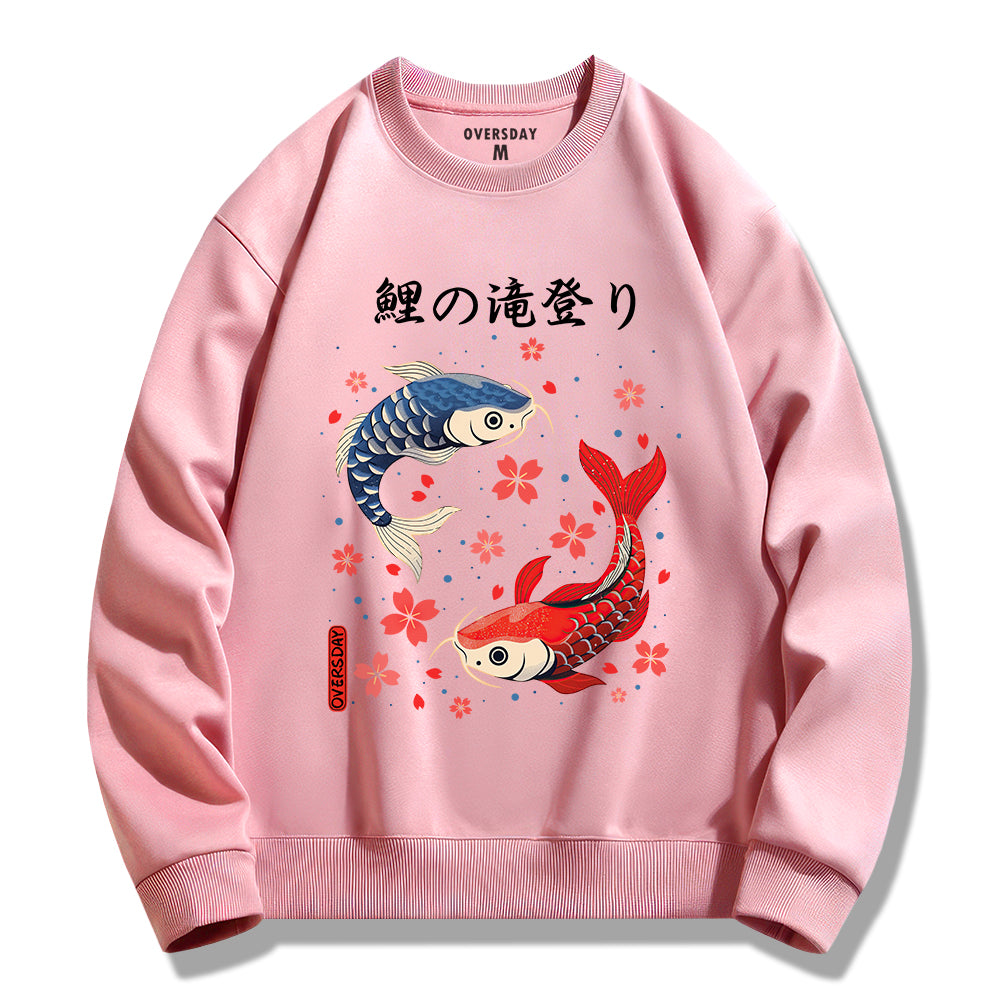 Carp Leaping Over the Dragon Gate / Sweatshirt